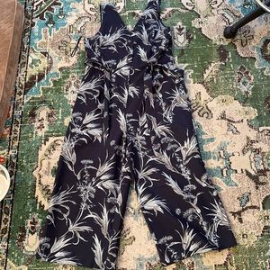 ASOS Warehouse Blue Jumpsuit Pockets